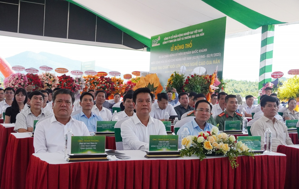 BAF Việt Nam khởi công Tổ hợp chăn nuôi công nghệ cao Gia Hân 2.400 tỷ đồng, hướng đến mục tiêu 10 triệu con heo