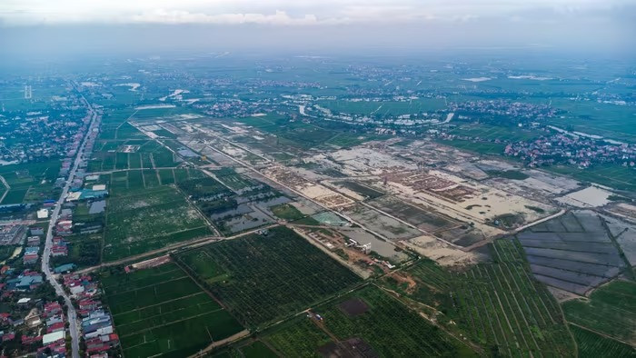 Sân bay lớn nhất miền Bắc vừa khởi công: Quy mô 2.000ha, mặt bằng chủ yếu là đất ruộng- Ảnh 2.