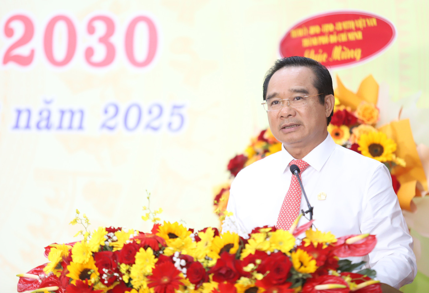 Ông Nguyễn Văn Được phát biểu chỉ đạo tại đại hội. Ảnh: Ngô Tùng. img-4925.jpg