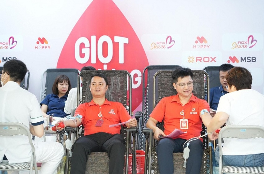 Cán bộ nhân viên ROX Group chung tay hiến máu, lan tỏa giá trị sống đẹp