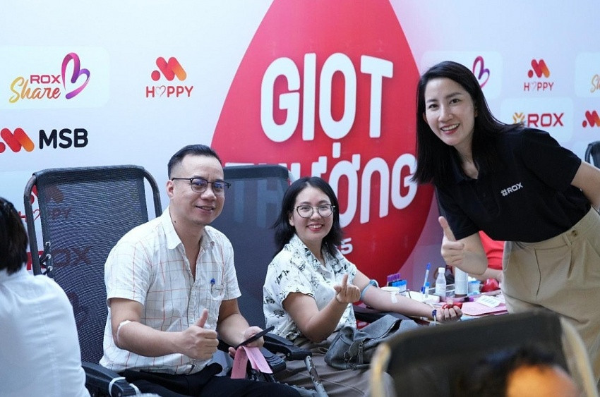 Cán bộ nhân viên ROX Group chung tay hiến máu, lan tỏa giá trị sống đẹp