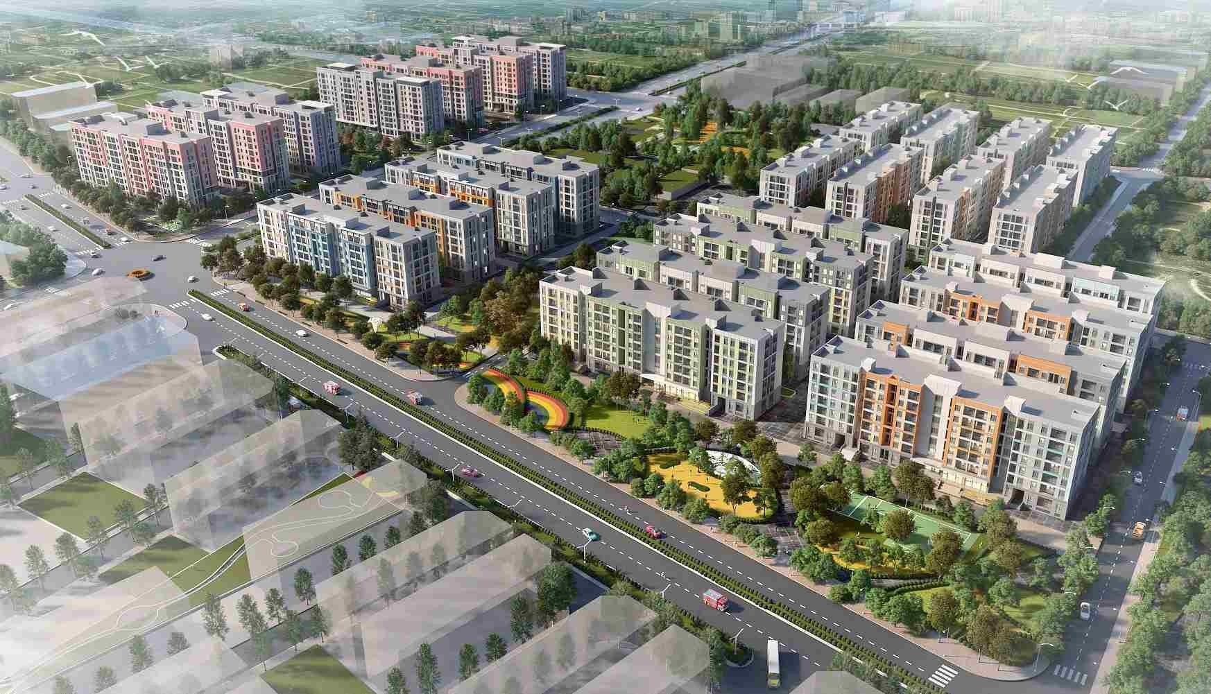 Phối cảnh dự án nhà ở xã hội ở phường Hải An thuộc Khu kinh tế Đình Vũ - Cát Hải. Nguồn ảnh: Internet