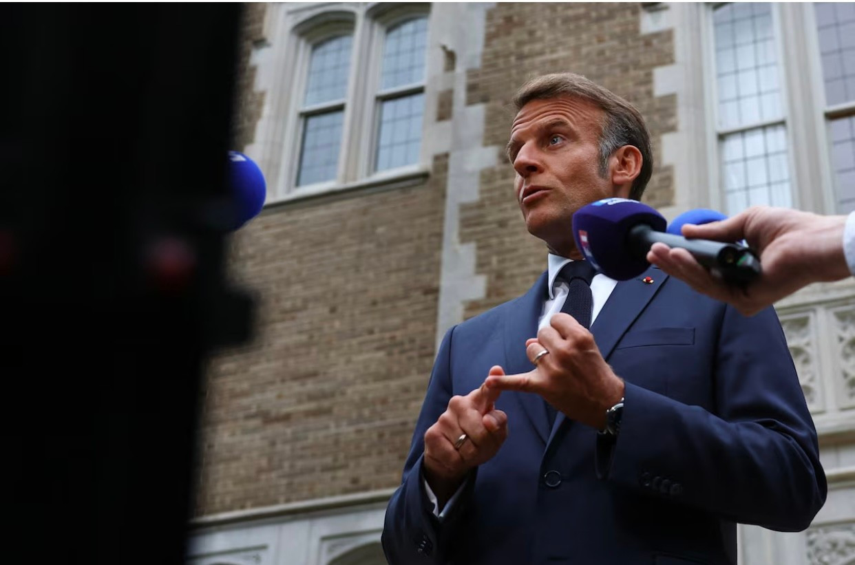 Tổng thống Pháp Emmanuel Macron. (Ảnh: Reuters) img-9709.jpg