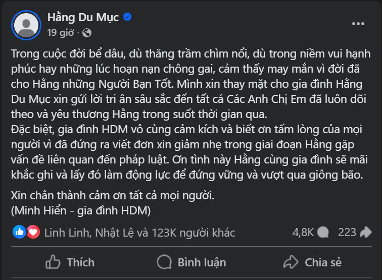 Trang cá nhân 2 triệu người theo dõi của Hằng Du Mục bất ngờ hoạt động - ảnh 1