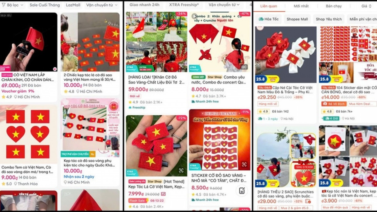 Một loại phụ kiện bùng nổ doanh số thu về gần 2 tỷ đồng, trở thành ‘must-have item’ dịp Quốc khánh 2/9