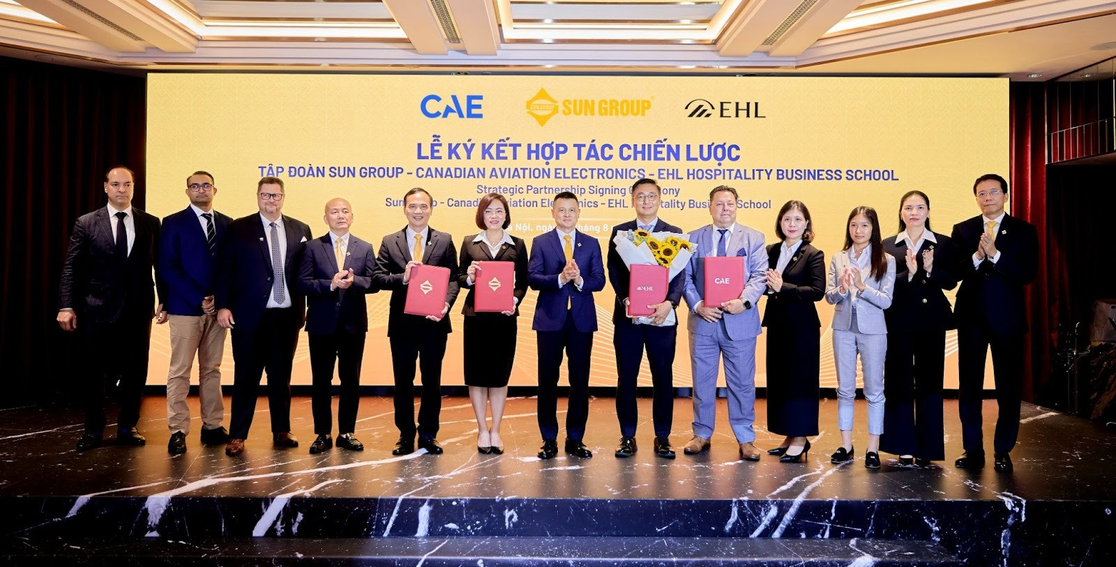 Hình ảnh tại buổi ký kết. Nguồn ảnh: Sun Group