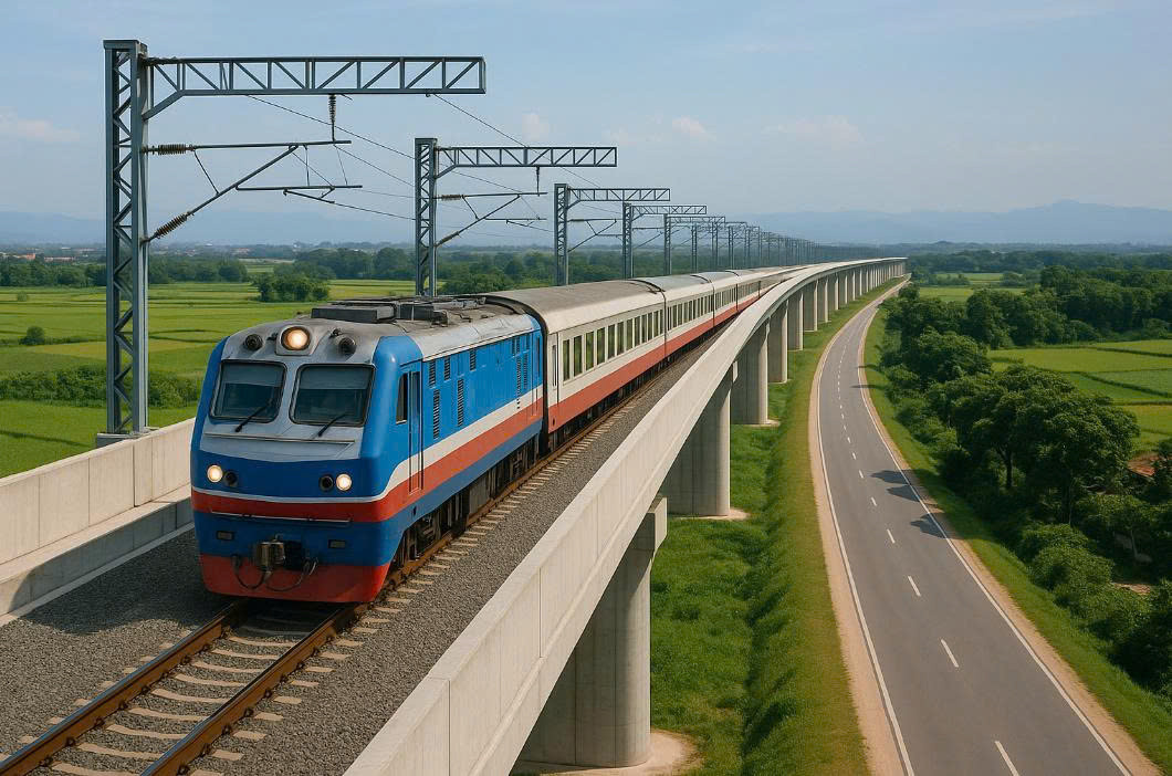 Phú Thọ đề xuất hỗ trợ vốn giải phóng mặt bằng dự án tuyến đường sắt Lào Cai - Hà Nội - Hải Phòng đoạn qua tỉnh. Ảnh minh họa