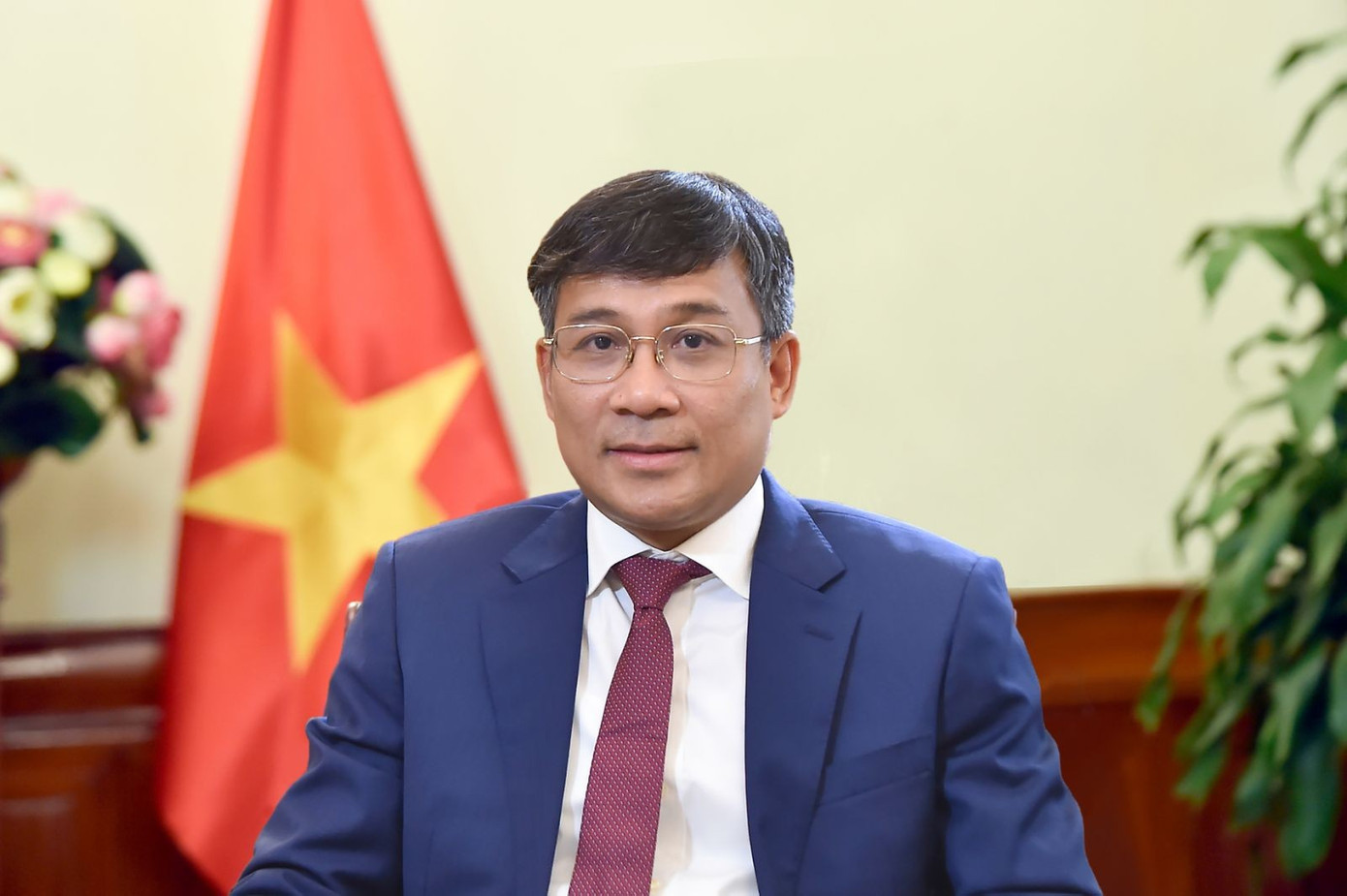Thứ trưởng Thường trực Bộ Ngoại giao Nguyễn Minh Vũ. Ảnh: Mofa anh-tlpv.jpg