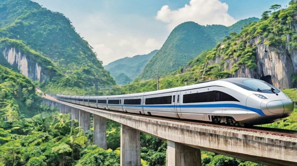 Đường sắt Lào Cai - Hà Nội - Hải Phòng. Ảnh minh họa. duong-sat-lao-cai-ha-noi-hai-phong.jpg