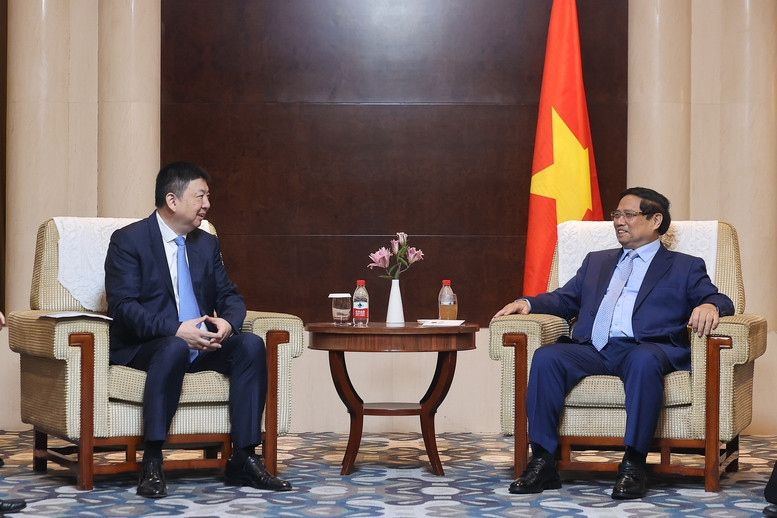Hình ảnh tại buổi làm việc. Nguồn ảnh: Báo Chính phủ