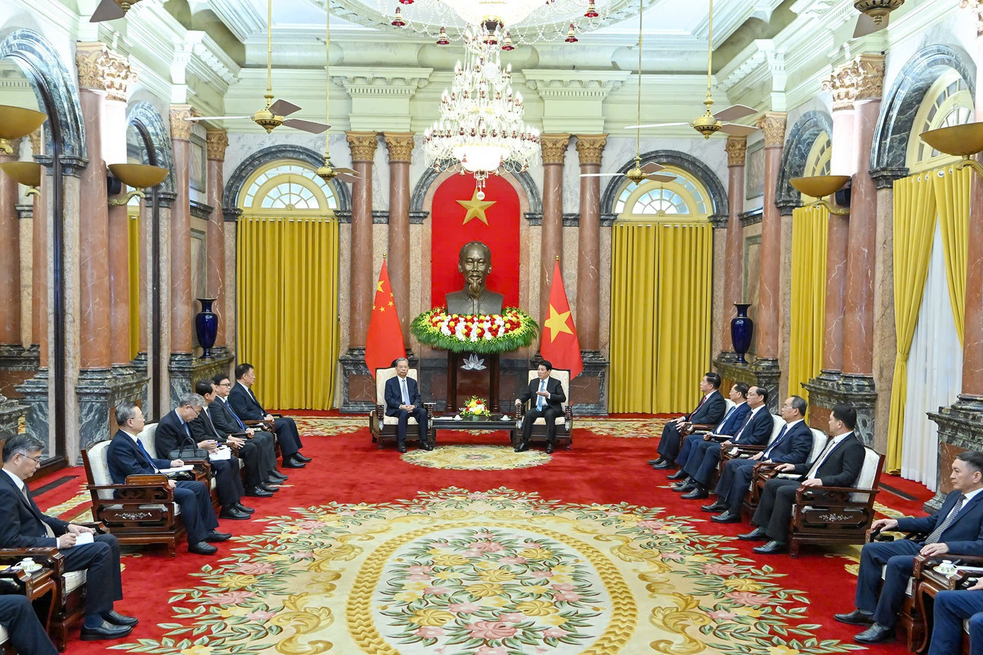 Toàn cảnh cuộc tiếp. Ảnh: Nhật Minh. img-0026.jpg