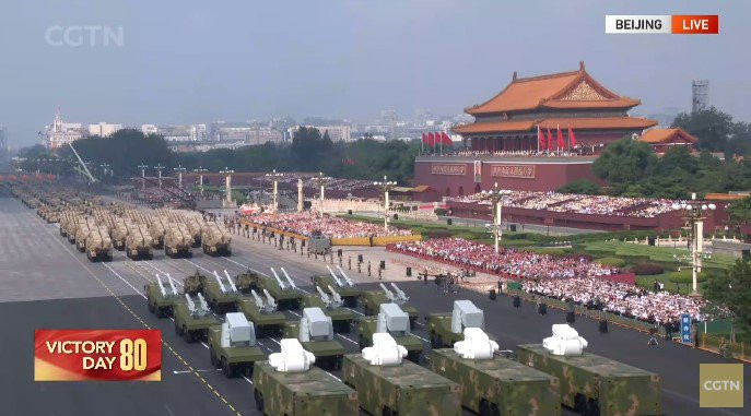 CẬP NHẬT: Lễ duyệt binh của Trung Quốc kỷ niệm 80 năm Chiến thắng phát xít- Ảnh 22. CẬP NHẬT: Lễ duyệt binh của Trung Quốc kỷ niệm 80 năm Chiến thắng phát xít- Ảnh 22.