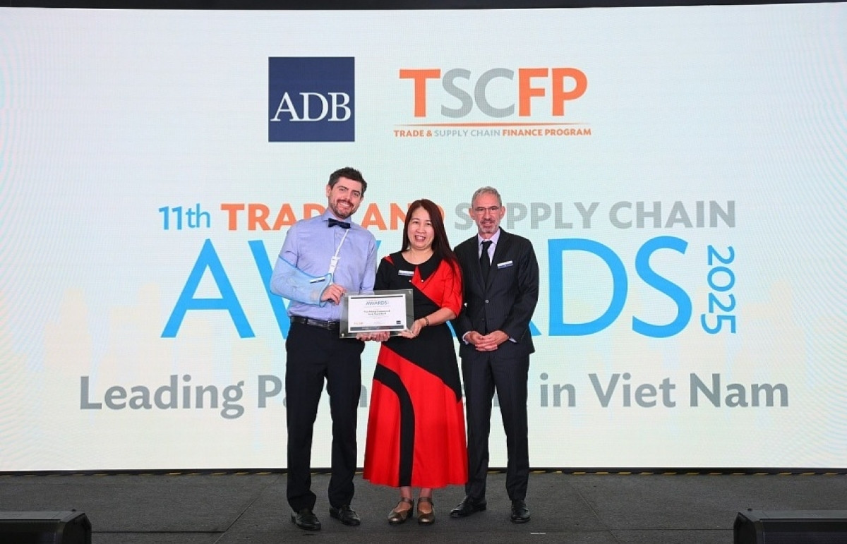 TPBank được ADB vinh danh với hai giải thưởng lớn trong lĩnh vực tài trợ thương mại