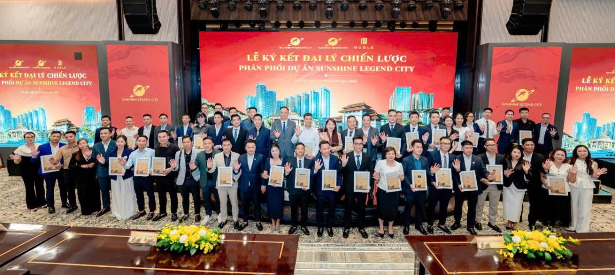 Đông đảo đại lý 'ra quân', Sunshine Legend City sẵn sàng định hình chuẩn sống mới phía Đông Hà Nội