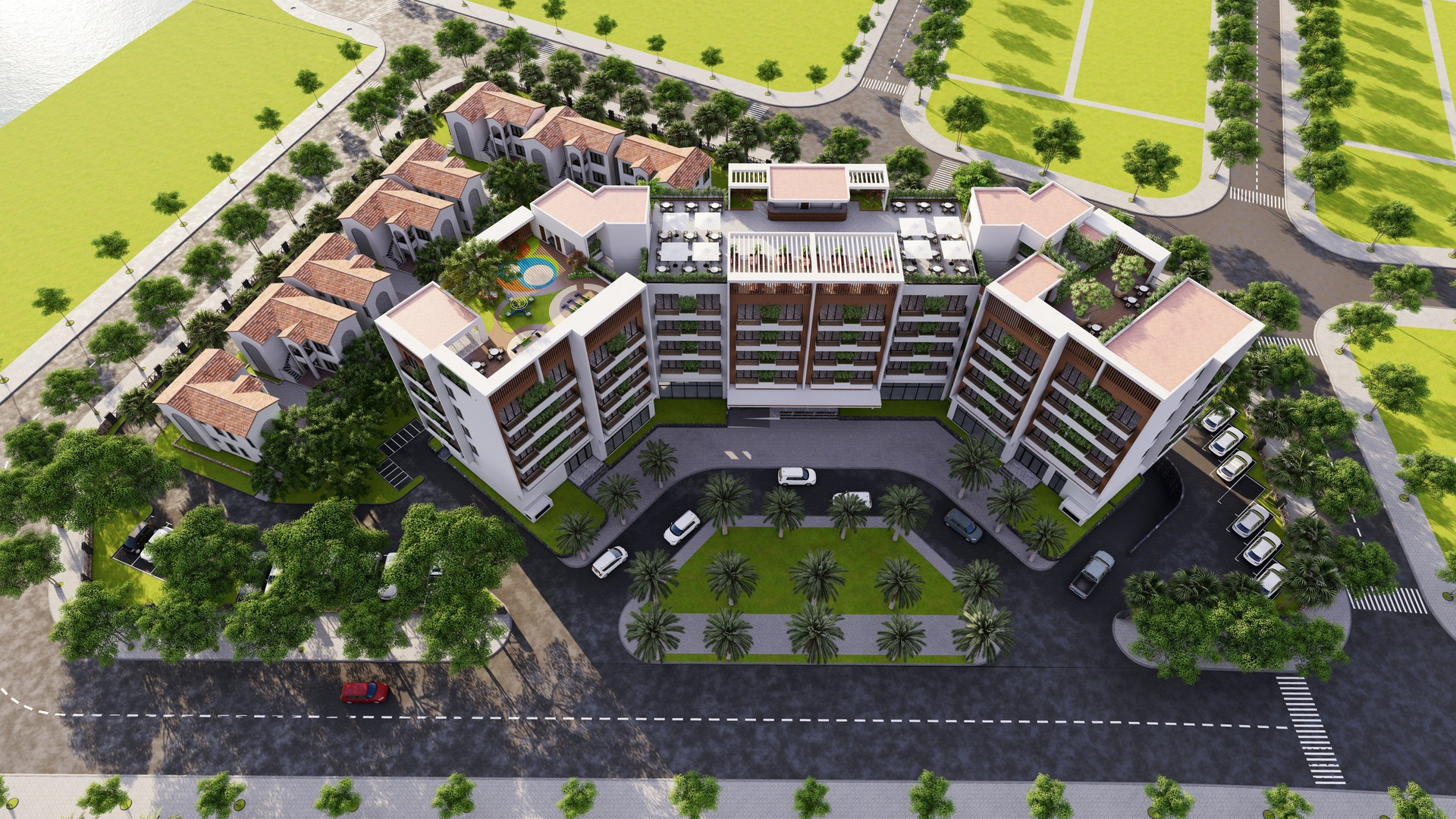 Phối cảnh Khách sạn Fivitel Nam Hội An và Resort Fivires. Nguồn ảnh: Internet Phối cảnh Khách sạn Fivitel Nam Hội An và Resort Fivires. Nguồn ảnh: Internet