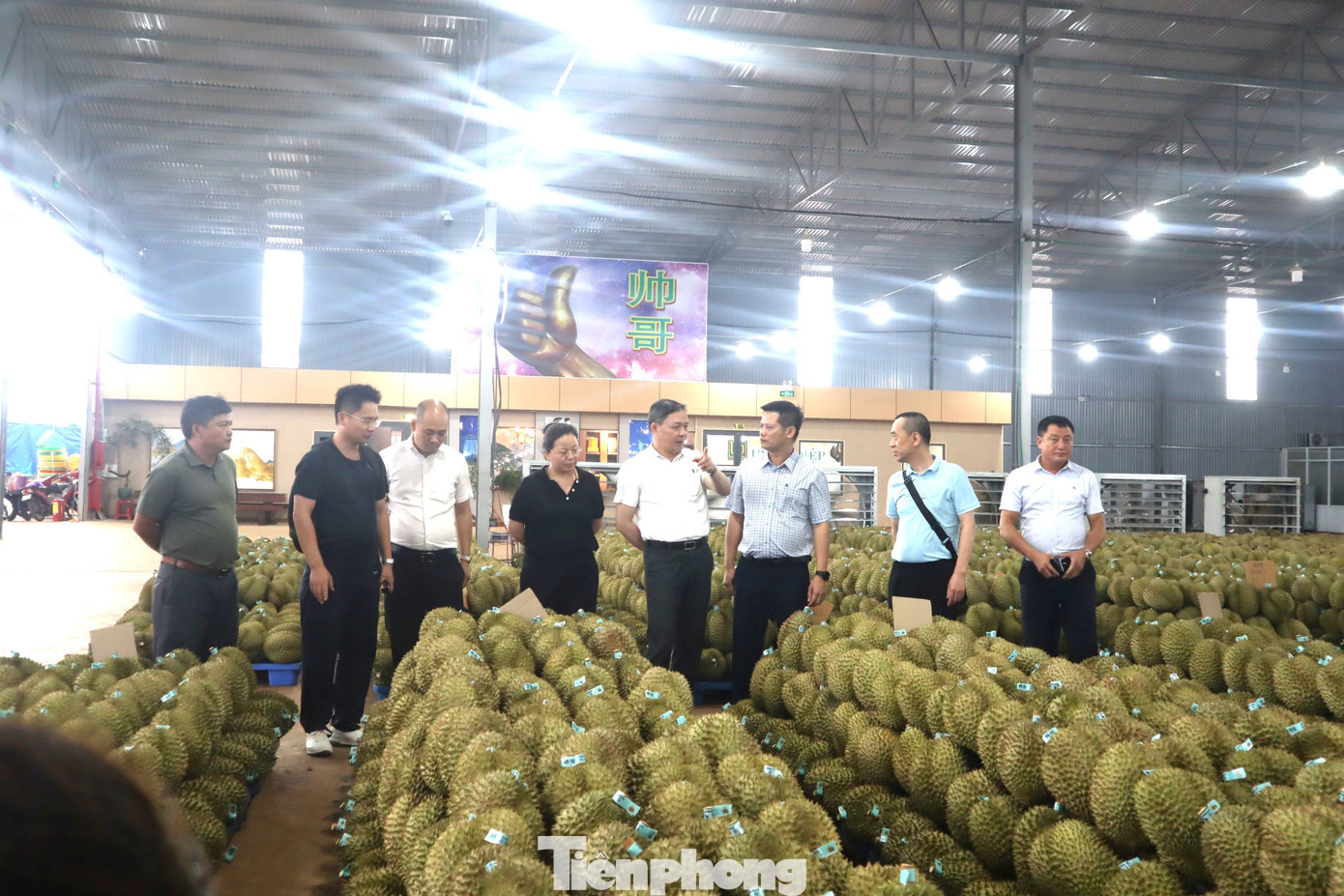 Đoàn doanh nghiệp Trung Quốc thăm cơ sở đóng gói sầu riêng tại Đắk Lắk. tp-10.jpg