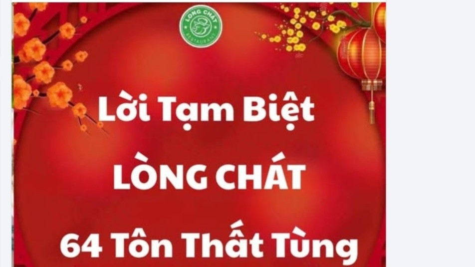 Lòng Chát quán trên đường Tôn Thất Tùng chính thức đóng cửa sau 10 năm hoạt động sau vụ lòng se điếu gây tranh cãi