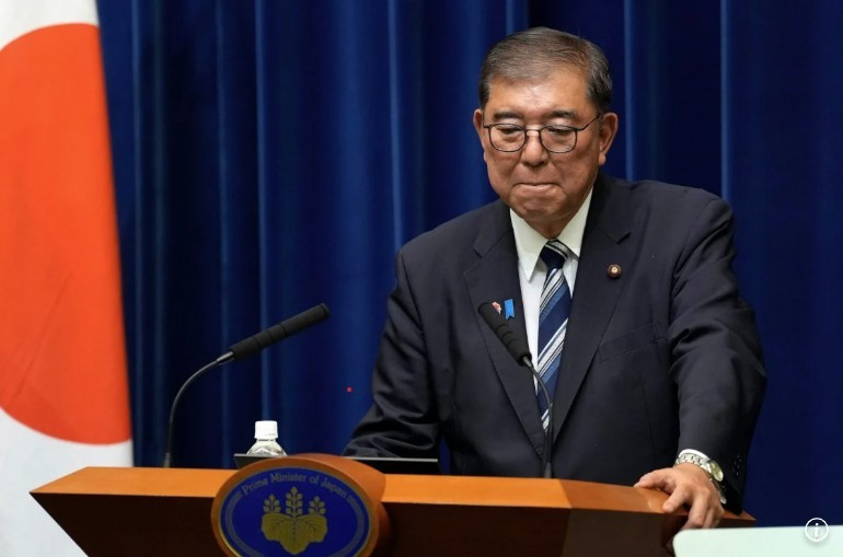 Ông Shigeru Ishiba đã từ chức thủ tướng Nhật Bản. (Ảnh: Bloomberg) ishiba.jpg