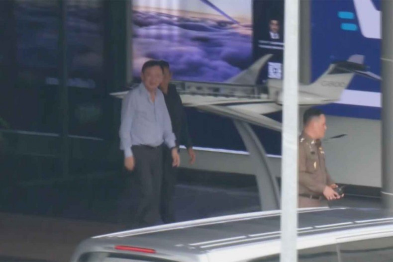 Ông Thaksin trở về Thái Lan chiều 8/9. (Ảnh: Bangkok Post) c1-3100852-790.jpg