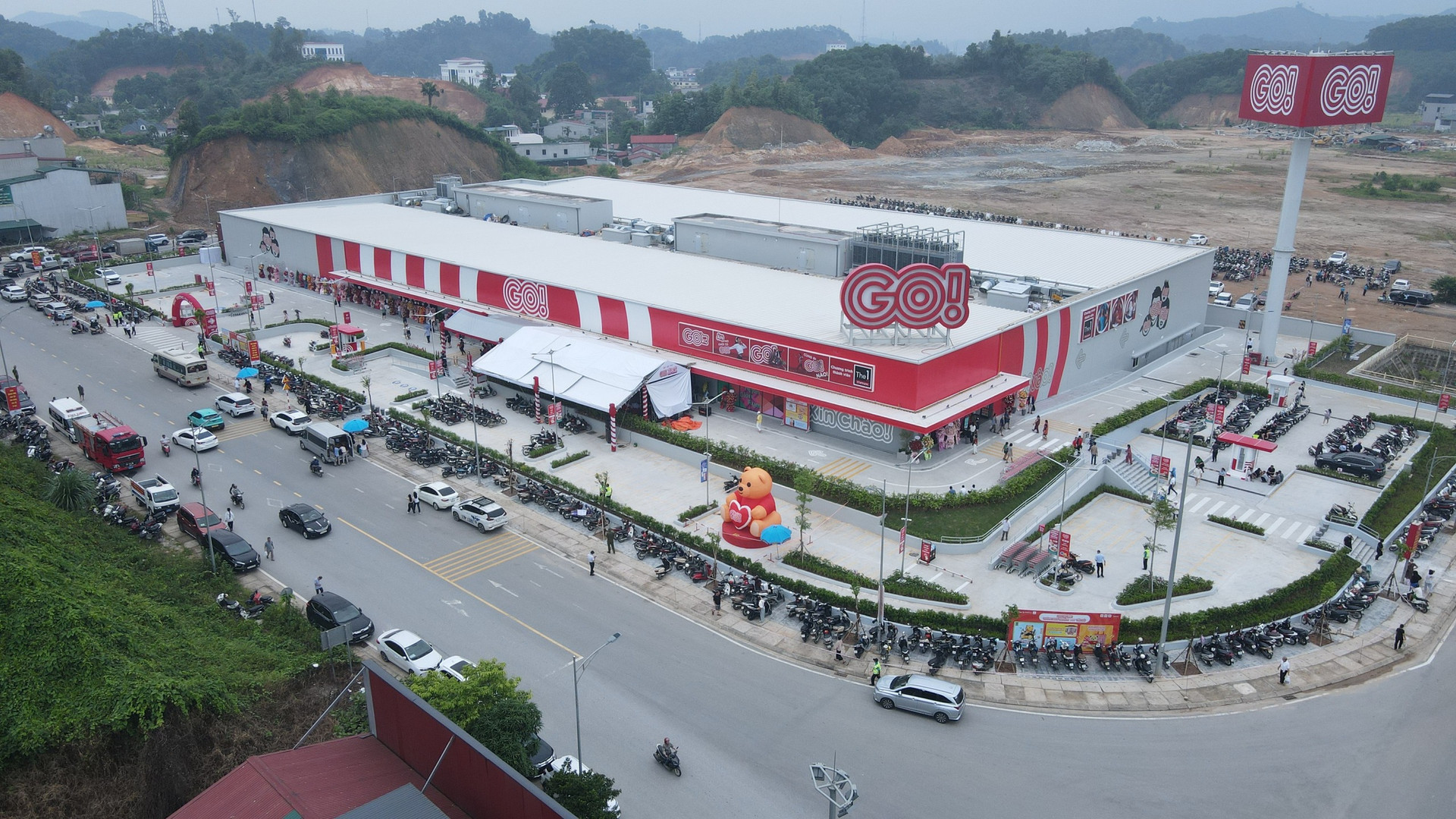 Toàn cảnh trung tâm thương mại GO! Yên Bái. Nguồn ảnh: Báo Lào Cai