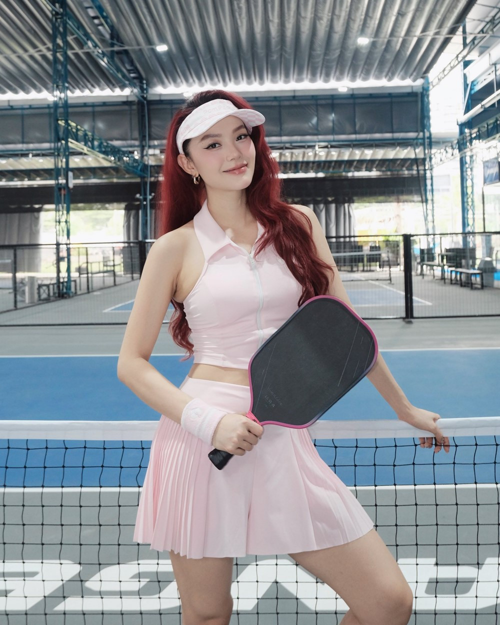 Nữ nghệ sĩ 'sướng nhất Việt Nam' là đây, mê pickleball đến nỗi chồng doanh nhân mở hẳn 12 sân xịn đét ngay sát nhà - ảnh 2