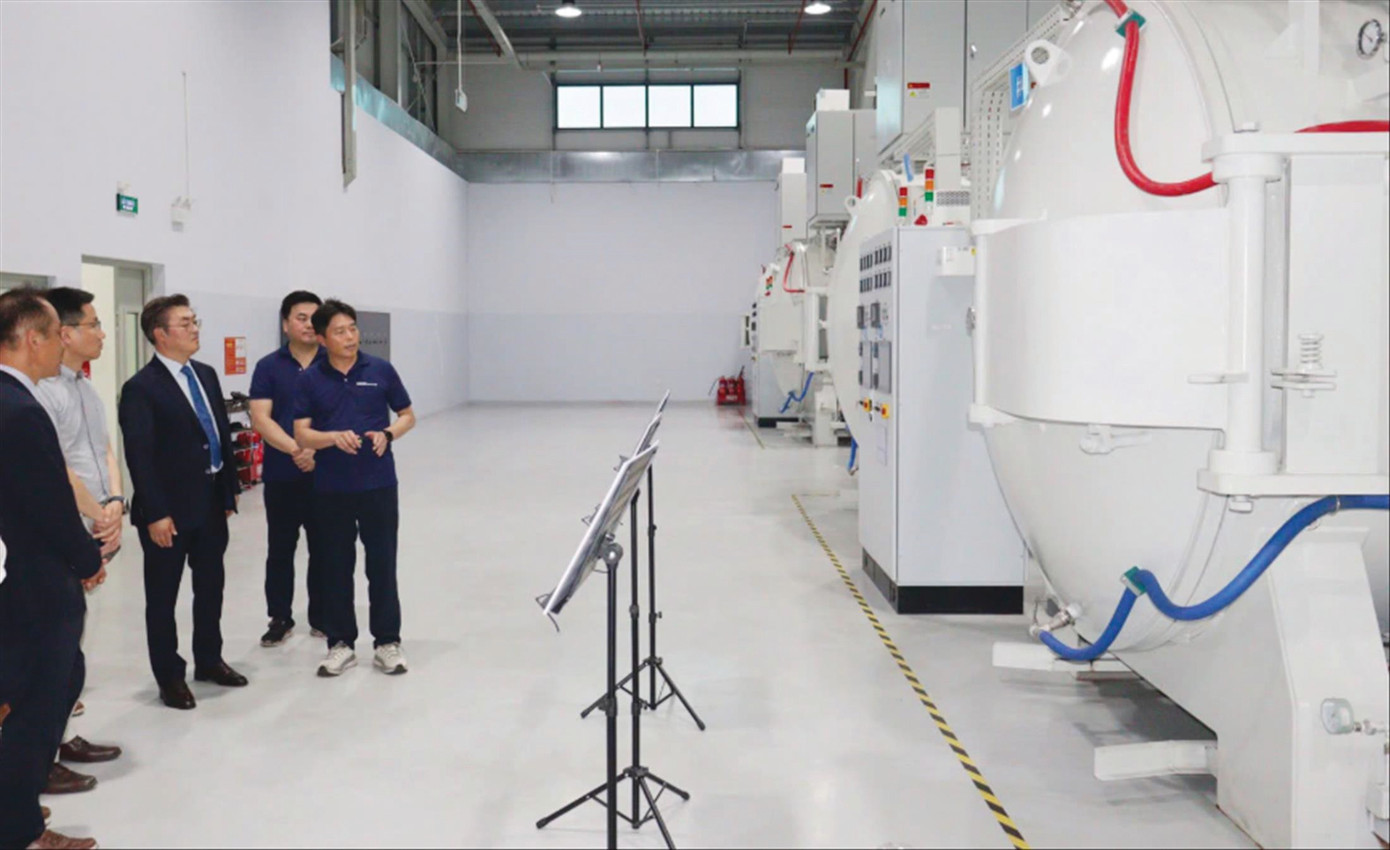 Nhà máy sản xuất vật liệu cực âm silicon (SiO) phục vụ ngành pin xe điện tại Hải Phòng vừa khánh thành Ảnh: HP 12-9-anh-fdi.jpg