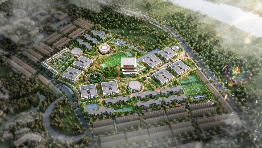 Tăng tốc triển khai tổ hợp giáo dục 84.000m2 của FPT, dự kiến cất nóc vào quý I/2026