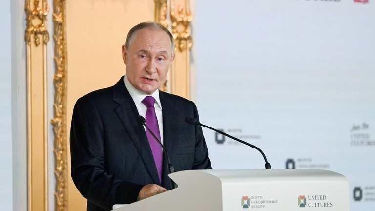 Tổng thống Nga Vladimir Putin phát biểu ngày 12/9. (Ảnh: RIA Novosti) 68c482db85f5407da150f7d0.jpg