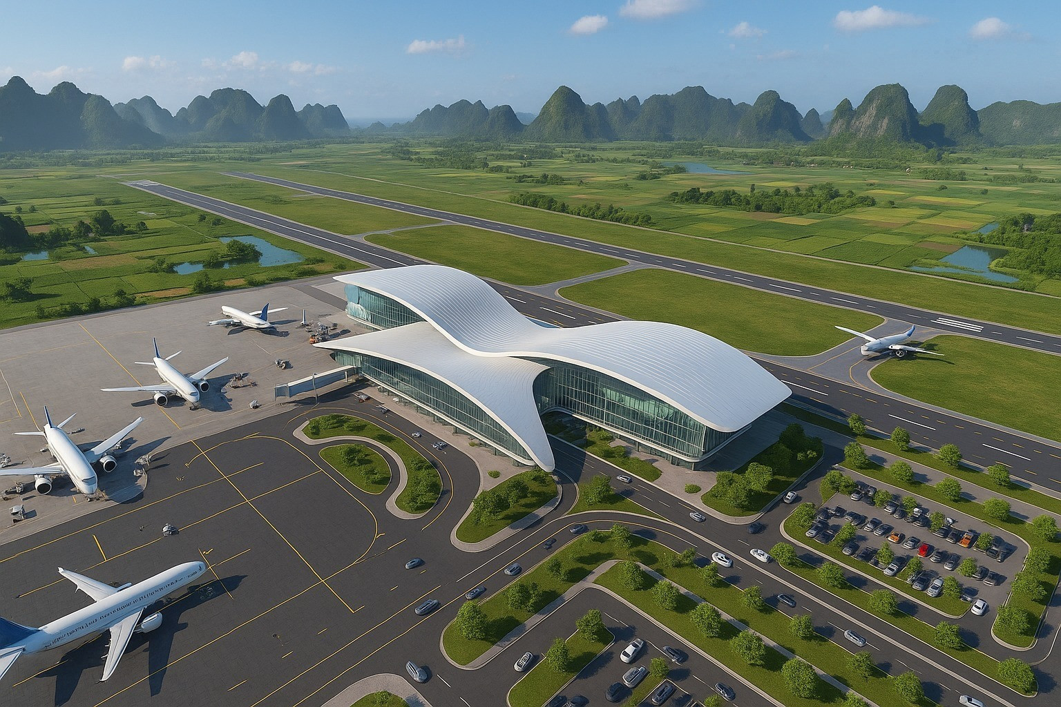 Dự án sân bay quốc tế mới nhất của Việt Nam quy mô 720ha liên tục nhận tín hiệu tốt- Ảnh 1. Dự án sân bay quốc tế mới nhất của Việt Nam quy mô 720ha liên tục nhận tín hiệu tốt- Ảnh 1.