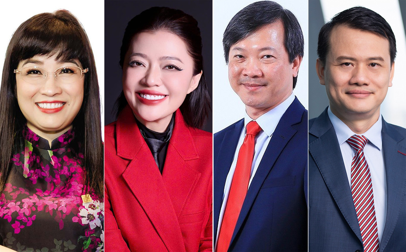 Bốn trưởng phiên Chuyên đề Diễn đàn Kinh tế tư nhân Việt Nam 2025. tienphong-diendan.jpg