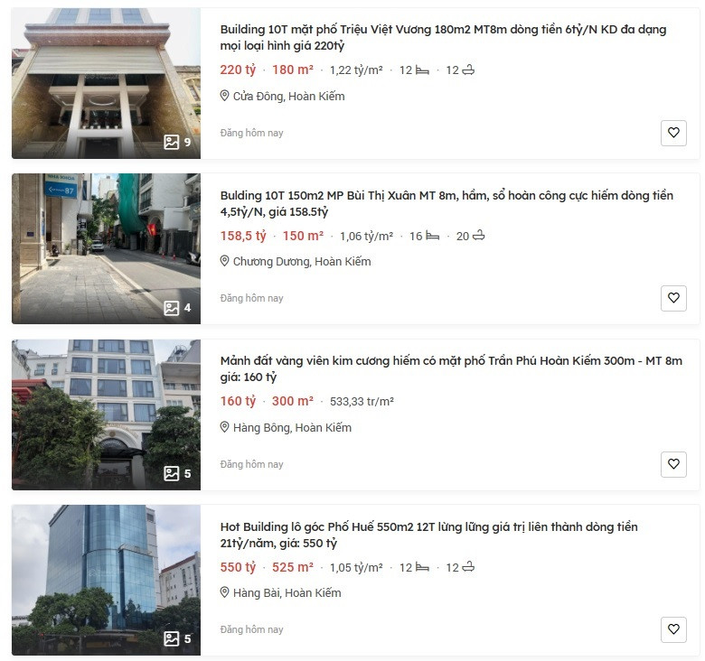 Bất động sản Hà Nội tiếp tục lên giá: Nhà mặt phố gần chạm mốc 3 tỷ đồng/m2- Ảnh 1.