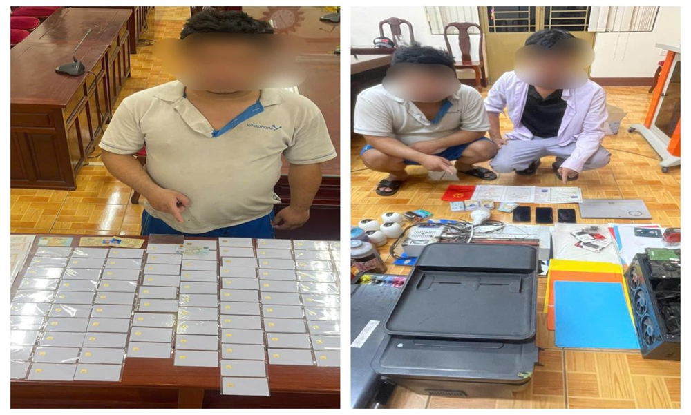 Bắt 5 đối tượng làm giả hàng trăm sổ đỏ, bằng cấp, giấy khám sức khỏe - ảnh 3