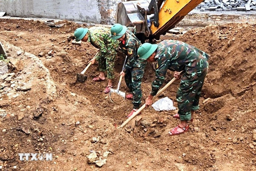 Tìm thấy 2 hài cốt liệt sĩ tại Di tích Lịch sử Quốc gia trong ngày giỗ chung ở Thành cổ Quảng Trị - ảnh 1