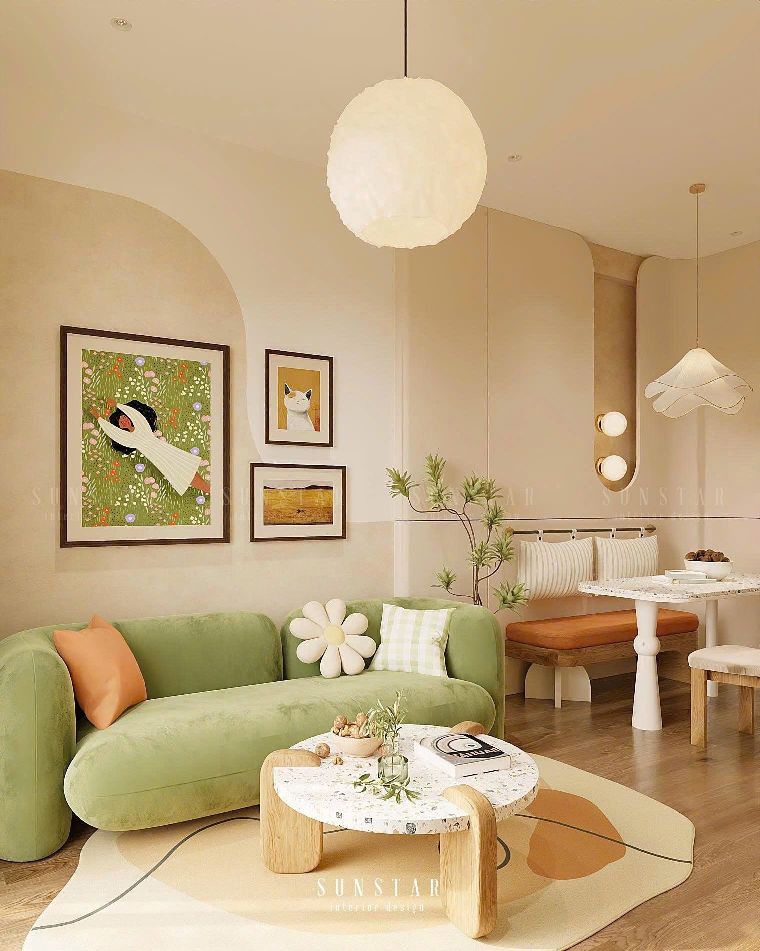 Mang hơi thở Scandinavian pha Retro cho căn hộ nhỏ: Tinh giản mà không hề đơn điệu- Ảnh 4. Mang hơi thở Scandinavian pha Retro cho căn hộ nhỏ: Tinh giản mà không hề đơn điệu- Ảnh 4.