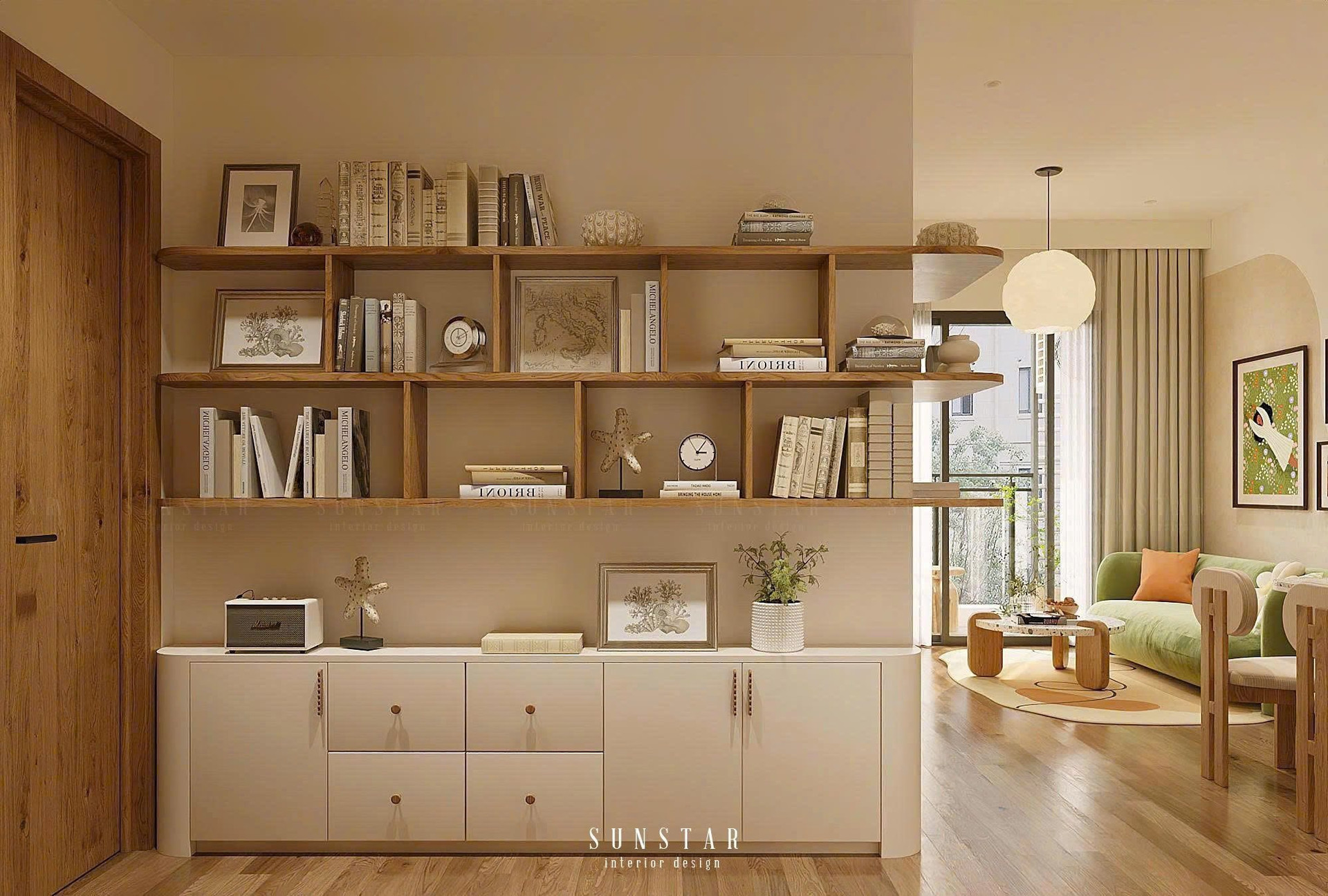 Mang hơi thở Scandinavian pha Retro cho căn hộ nhỏ: Tinh giản mà không hề đơn điệu- Ảnh 5. Mang hơi thở Scandinavian pha Retro cho căn hộ nhỏ: Tinh giản mà không hề đơn điệu- Ảnh 5.