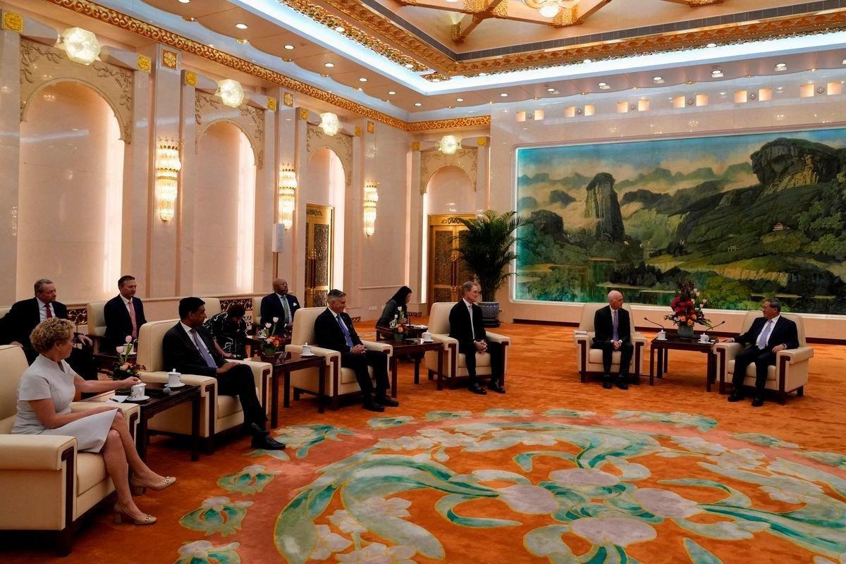 Toàn cảnh cuộc gặp ngày 21/9. (Ảnh: Reuters) 2025-09-21t103559z-1134133044-rc.jpg
