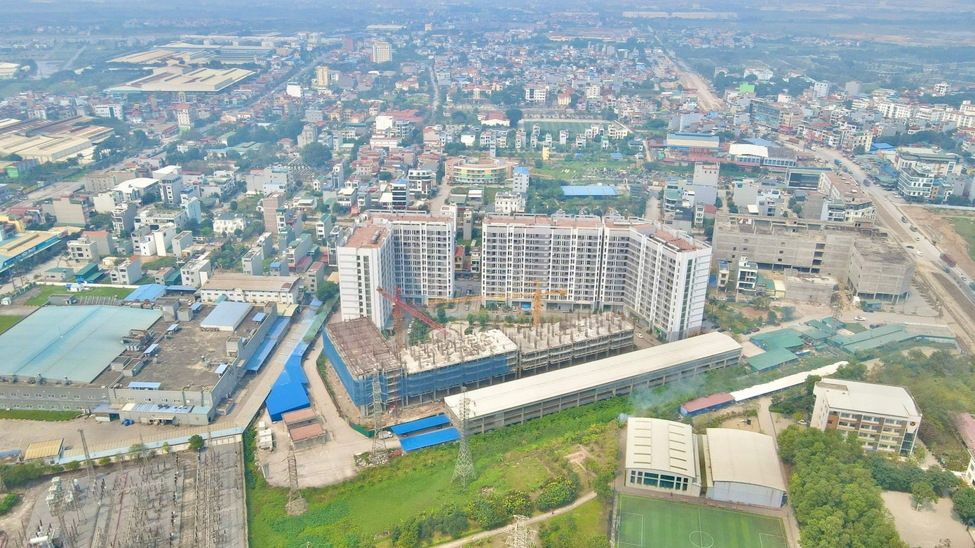 Một dự án nhà ở xã hội đang triển khai trên địa bàn tỉnh Hưng Yên. Ảnh: Cổng TTĐT Hưng Yên 15-1747295129187344491430.jpg