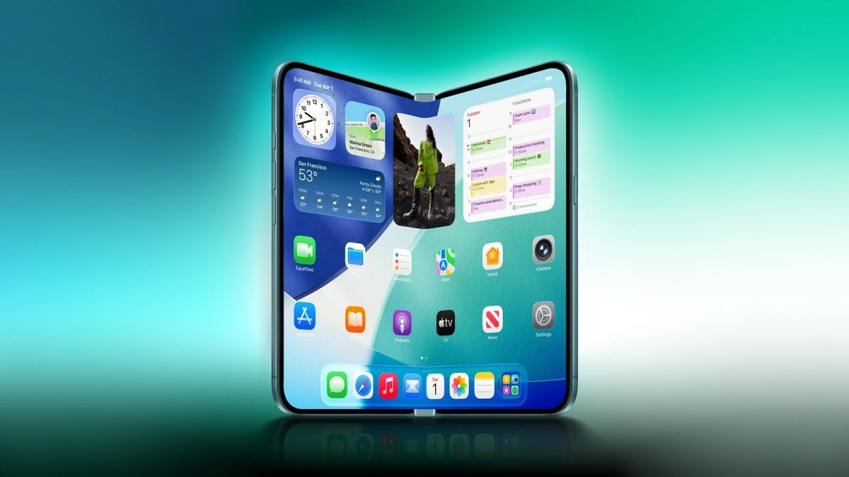 Rò rỉ mới nhất về iPhone màn hình gập: Touch ID hồi sinh, nếp gấp gần như 'tàng hình'