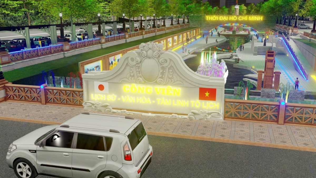 Sẽ có công viên gần 5.000 tỷ dọc dòng sông ô nhiễm nhất Thủ đô- Ảnh 1.