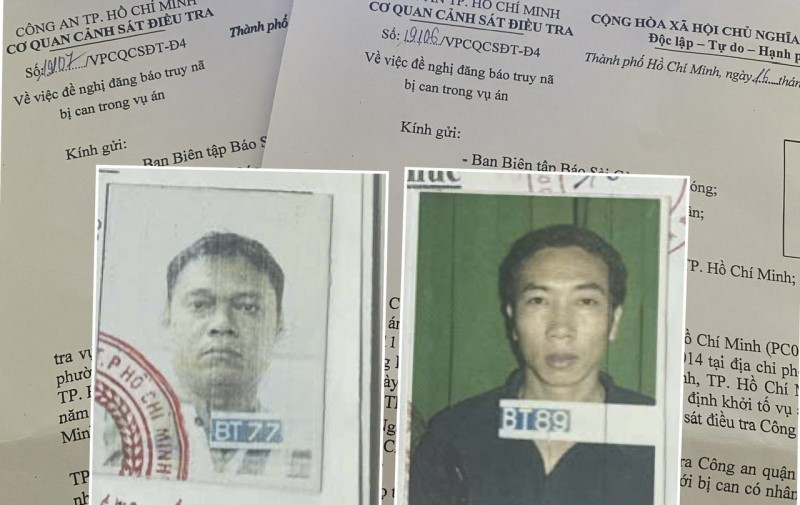 Truy nã Bùi Quốc Anh sinh năm 1984 và Nguyễn Hoàng Trọng sinh năm 1979 - ảnh 1