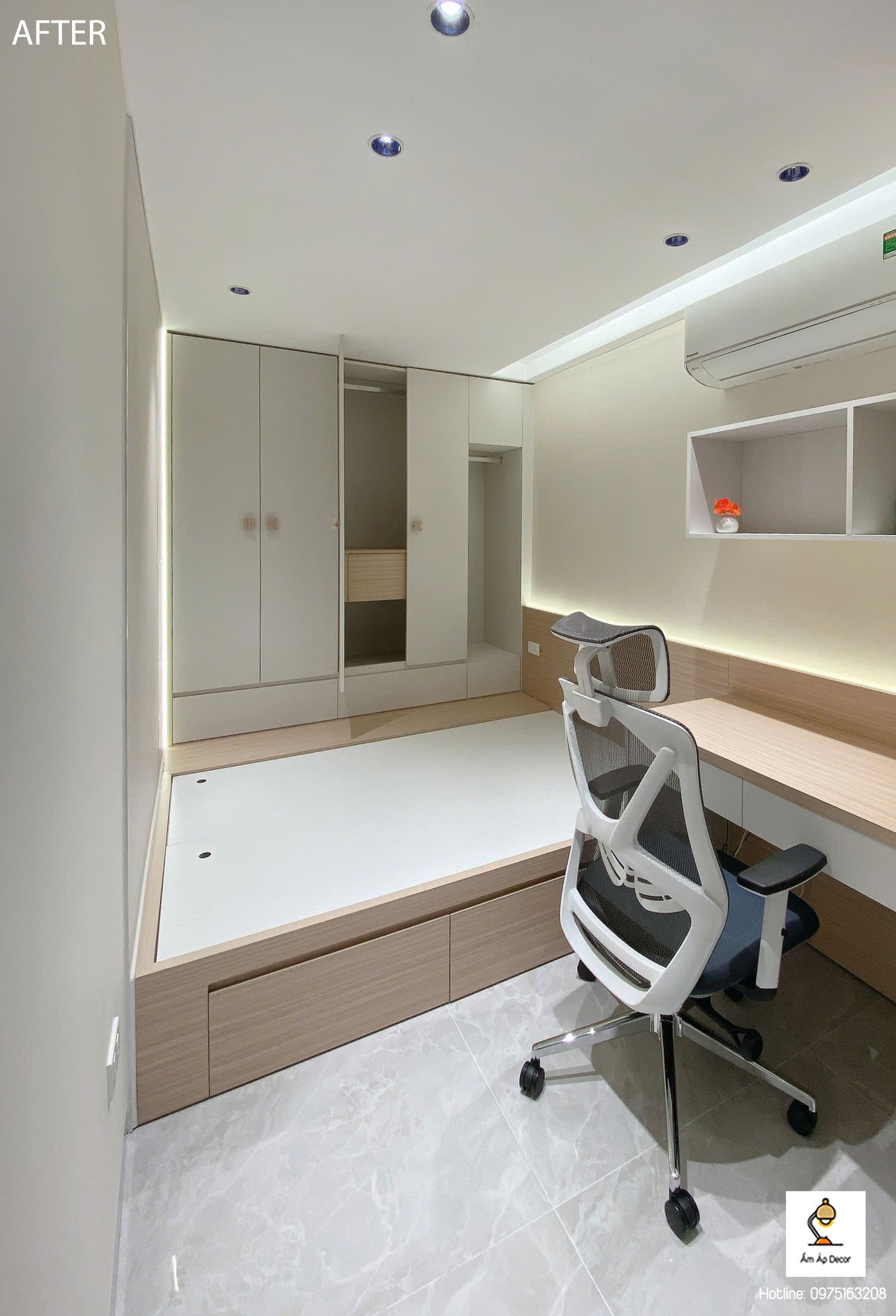 Hồi sinh căn hộ cũ 110m2 thành tổ ấm 3 phòng ngủ tiện nghi ấm cúng với 800 triệu đồng- Ảnh 6.