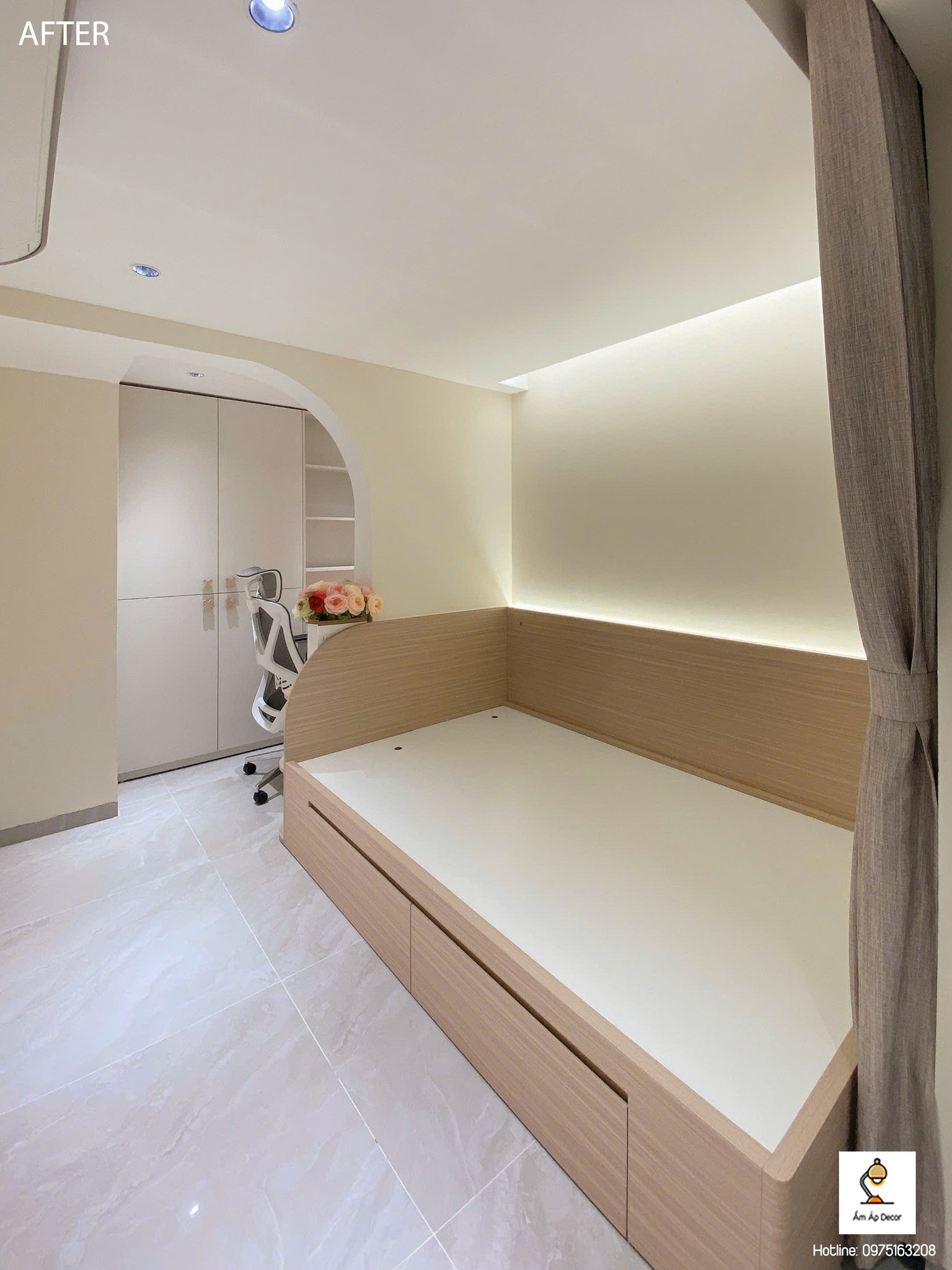 Hồi sinh căn hộ cũ 110m2 thành tổ ấm 3 phòng ngủ tiện nghi ấm cúng với 800 triệu đồng- Ảnh 11.