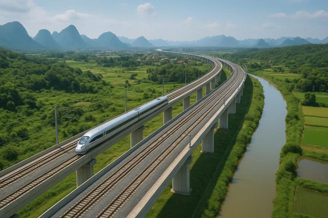 Bộ Xây dựng thông tin về tuyến đường sắt Hải Phòng - Móng Cái - Hạ Long. Ảnh minh họa