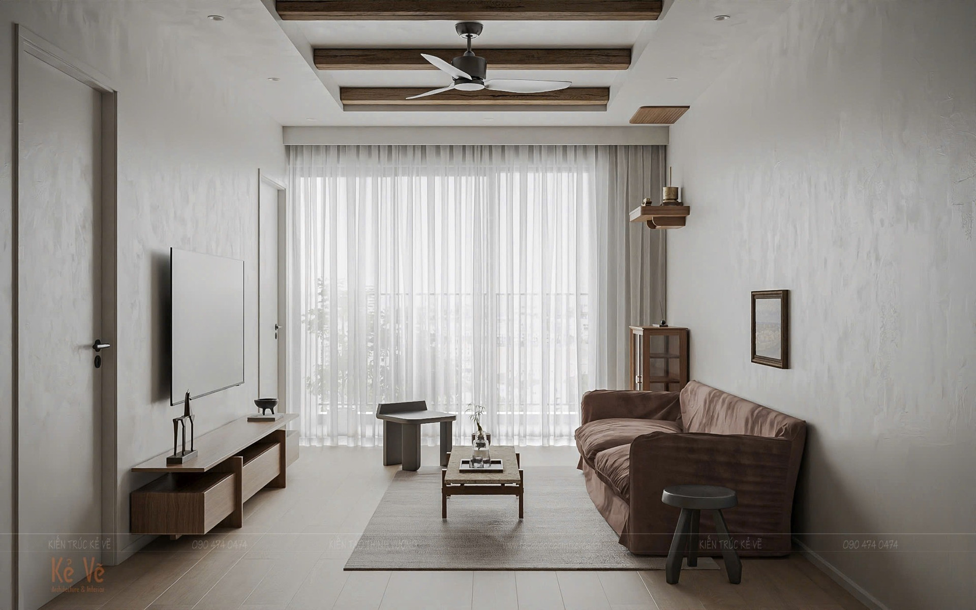Bình dị mà sang trọng: Triết lý kiến trúc tối giản trong một căn hộ hiện đại- Ảnh 3.