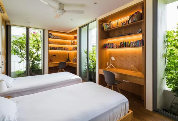 Chiêm ngưỡng ngôi nhà có ‘khu rừng nhiệt đới’ tại Việt Nam từng 4 lần đạt giải thưởng quốc tế- Ảnh 5.