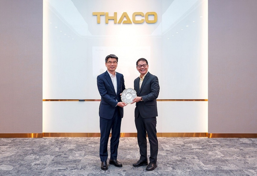 Chủ tịch THACO Trần Bá Dương đón tiếp khách VIP từ tập đoàn ô tô 28 tỷ USD