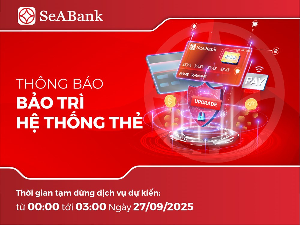 Một ngân hàng tạm dừng toàn bộ dịch vụ thẻ trong thời gian ngắn - ảnh 1
