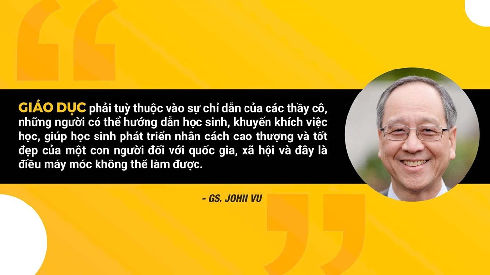 Giáo sư John Vu: AI không thể thay thế người thầy trong giáo dục con người - ảnh 3