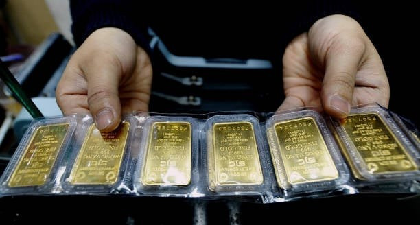 Giá vàng miếng SJC tăng không ngừng lên mốc kỷ lục mới. ss.jpg