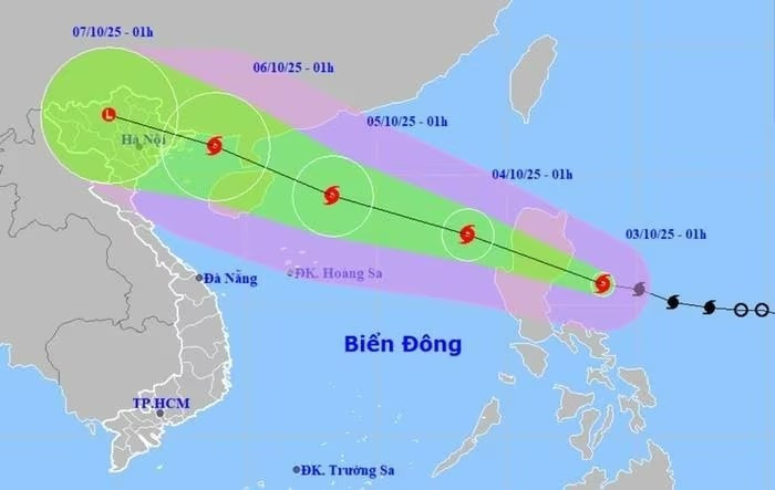 Dự báo mới nhất về bão Matmo sắp tiến vào Biển Đông - ảnh 1